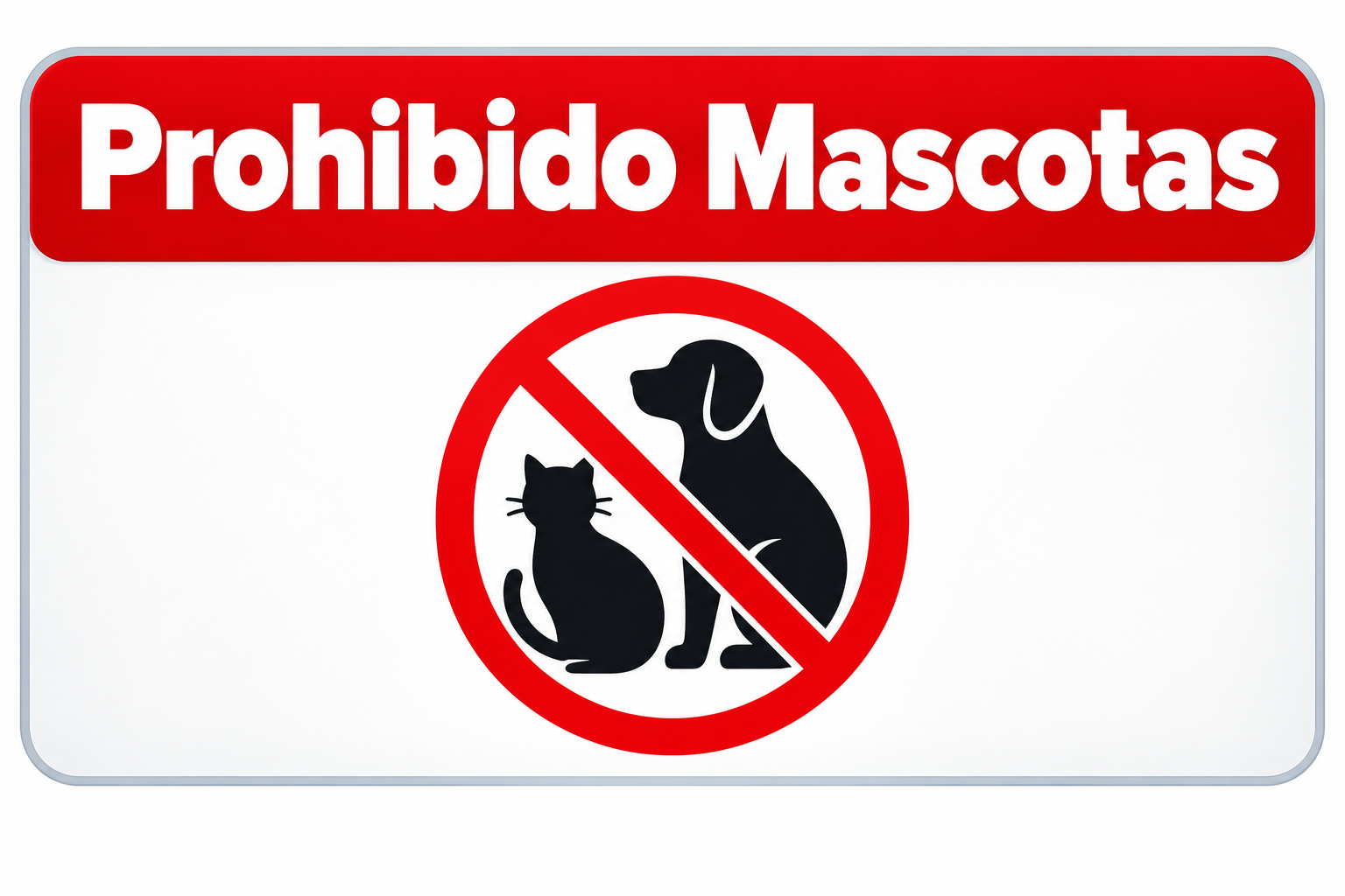 No mascotas